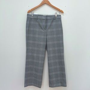 J. Crew plaid cropped trousers